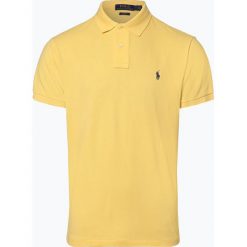 Polo Ralph Lauren - Męska koszulka polo – Slim fit, żółty. Żółte koszulki męskie Polo Ralph Lauren, s, bez wzorów, z bawełny, sportowe, bez rękawów. Za 449,95 zł.