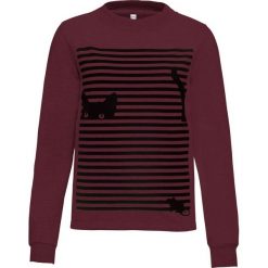 Bluza z nadrukiem bonprix czerwony klonowy - czarny z nadrukiem. Czerwone bluzy damskie bonprix, z nadrukiem, bez rękawów, bez kaptura. Za 37,99 zł.