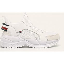 Tommy Hilfiger - Buty Chunky. Białe sneakersy męskie TOMMY HILFIGER, ze skóry, na sznurówki. W wyprzedaży za 449,90 zł.