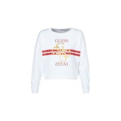 Bluzy Guess PANAT. Białe bluzy damskie marki Guess, l, z aplikacjami. Za 309,00 zł.