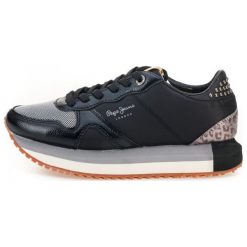 Pepe Jeans Tenisówki Damskie Zion Studs 36 Czarny. Czarne tenisówki damskie marki Pepe Jeans, z jeansu. W wyprzedaży za 259,00 zł.