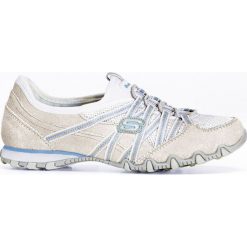 Buty wsuwane Skechers bonprix biało-beżowy. Białe buty sportowe damskie bonprix, sportowe. Za 124,99 zł.