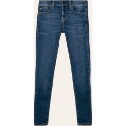 G-Star Raw - Jeansy dziecięce 3301 128-176 cm. Niebieskie spodnie chłopięce G-Star RAW, bez wzorów, z elastanu, retro. W wyprzedaży za 219,90 zł.