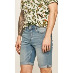 Only & Sons - Szorty. Niebieskie spodenki i szorty męskie Only & Sons, bez wzorów, z elastanu, casualowe. W wyprzedaży za 79,90 zł.