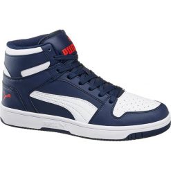 Sneakersy męskie Puma Rebound Lay Up Puma niebieskie. Niebieskie sneakersy męskie Puma, na sznurówki. Za 223,00 zł.