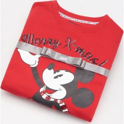 Świąteczna bluza z nadrukiem - Czerwony. Czerwone bluzy damskie Reserved, s, z nadrukiem. W wyprzedaży za 34,99 zł.