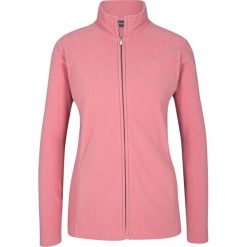 Bluza rozpinana z polaru bonprix dymny różowy. Różowe bluzy damskie bonprix, bez wzorów, z polaru, bez rękawów, bez kaptura. Za 54,99 zł.