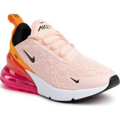 Buty NIKE - Air Max 270 AH6789 603 Washed Coral/Black. Różowe półbuty damskie Nike, na co dzień, bez wzorów, z tworzywa sztucznego, bez obcasa, na płaskiej podeszwie, bez zapięcia. W wyprzedaży za 569,00 zł.