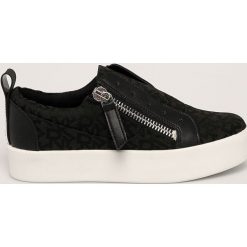 Dkny - Buty. Czarne buty sportowe damskie DKNY, ze skóry ekologicznej. Za 649,90 zł.