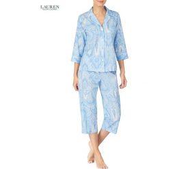 Piżama damska Lauren Ralph Lauren 91680. Piżamy damskie LAUREN by Ralph Lauren, xl, bez wzorów, bez rękawów. Za 465,00 zł.