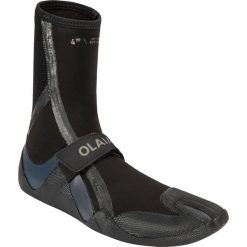Buty wysokie surfing 900 z neoprenu 4 mm. Czarne buty sportowe męskie OLAIAN, z elastanu, bez zapięcia, na fitness i siłownię. Za 149,99 zł.