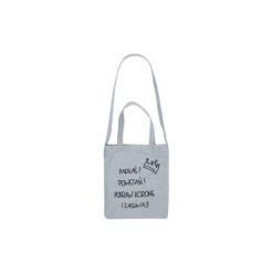 Torebka damska z printem na zakupy. Szare shopper bag damskie TXM. Za 14,99 zł.
