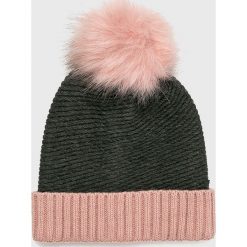 Vero Moda - Czapka Bera. Szare czapki damskie Vero Moda, na zimę, bez wzorów, z dzianiny. W wyprzedaży za 29,90 zł.