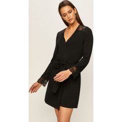 Henderson Ladies - Szlafrok. Czarne szlafroki damskie Henderson Ladies, s, bez wzorów, z elastanu, bez rękawów, bez kaptura. Za 139,90 zł.
