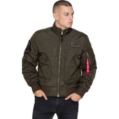 Kurtka Bomberka Alpha Industries Engine 103101-04 - zielony. Zielone kurtki męskie Alpha Industries, m, bez wzorów, bez kaptura. Za 567,99 zł.