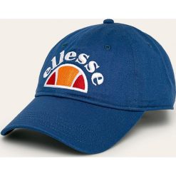 Ellesse - Czapka. Niebieskie czapki damskie Ellesse, z aplikacjami, z bawełny. W wyprzedaży za 89,90 zł.