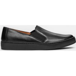 Czarne sneakersy damskie. Czarne sneakersy damskie marki Kazar, ze skóry. Za 449,00 zł.