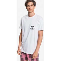 Quiksilver Drum Therapy Koszulka Biały. Białe podkoszulki męskie Quiksilver, l, z nadrukiem, z bawełny, z krótkim rękawem. Za 114,95 zł.