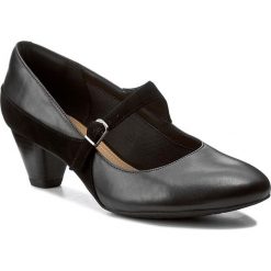 Creepersy damskie: Półbuty CLARKS - Denny Bradford 261279754 Black Combi