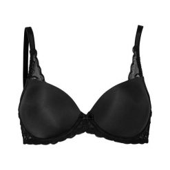 Triumph Biustonosz z fiszbinami Amourette Spotlight czarny female czarny 75D. Czarne biustonosze sportowe damskie Triumph, z haftami, z koronki. Za 169,00 zł.
