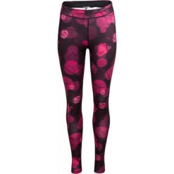 Legginsy treningowe damskie SPDF600A - multikolor - Outhorn. Brązowe legginsy damskie marki Outhorn, na fitness i siłownię. W wyprzedaży za 39,99 zł.