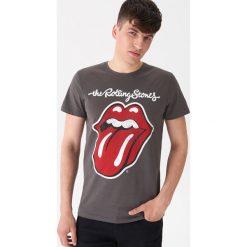 Koszulka The Rolling Stones - Szary. Szare koszulki męskie House, s, bez wzorów, bez kołnierzyka, bez rękawów. Za 59,99 zł.