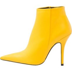 Botki damskie: Topshop HEAT Botki na obcasie yellow