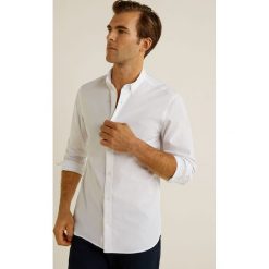 Mango Man - Koszula Arnold4. Czerwone koszule męskie Mango Man, xs, bez wzorów, z bawełny, casualowe, button down, z długim rękawem. W wyprzedaży za 59,90 zł.