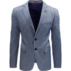 Marynarki męskie: Marynarka męska casual niebieska (mx0356)