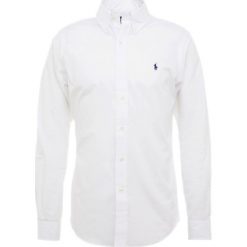 Polo Ralph Lauren NATURAL SLIM FIT Koszula white. Białe koszule męskie slim Polo Ralph Lauren, m, z bawełny, polo. Za 419,00 zł.