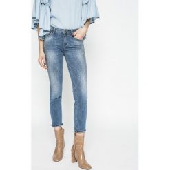Liu Jo - Jeansy. Niebieskie jeansy damskie rurki marki Liu Jo, l, z bawełny. W wyprzedaży za 499,90 zł.