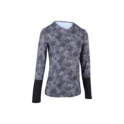 T-Shirt tenisowy Essential damski. Czarne t-shirty damskie marki ARTENGO, bez wzorów, z elastanu, sportowe, bez kołnierzyka. Za 24,99 zł.