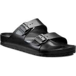 Klapki BIRKENSTOCK - Arizona 0129421 Black. Czarne klapki męskie Birkenstock, bez wzorów, z tworzywa sztucznego. Za 119,00 zł.