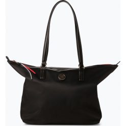 Tommy Hilfiger - Damska torba shopper – Poppy, czarny. Czarne torby damskie na zakupy TOMMY HILFIGER, w paski, klasyczne, bez dodatków. Za 349,95 zł.