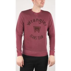Wrangler Overdye Bluza Czerwony. Czerwone bluzy męskie Wrangler, l, z nadrukiem, z bawełny. Za 326,95 zł.