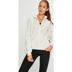 Nike Sportswear - Bluza. Białe bluzy damskie Nike Sportswear, s, z nadrukiem, z elastanu, bez rękawów, z kapturem. W wyprzedaży za 249,90 zł.