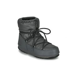 Śniegowce Moon Boot MOON BOOT LOW NYLON WP 2. Szare śniegowce damskie Moon Boot, z nylonu, bez zapięcia. W wyprzedaży za 495,20 zł.