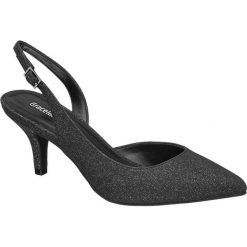 Buty ślubne damskie: czółenka damskie Graceland czarne