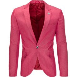 Marynarki męskie: Marynarka męska casual różowa (mx0314)
