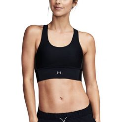 Biustonosze sportowe: Under Armour Biustonosz sportowy Crossback Clutch czarny r. XS (1303477-001)