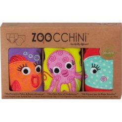 Majtki Treningowe Girl, Ocean (2-3 lata). Brązowe majtki dziewczęce marki Zoocchini. Za 122,48 zł.