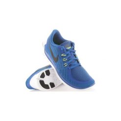 Buty do biegania Dziecko Nike Free 5.0 725104-400. Niebieskie buty sportowe chłopięce marki Nike. Za 271,30 zł.