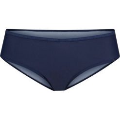 Figi bikini bonprix ciemnoniebieski. Niebieskie stroje kąpielowe damskie bonprix, z aplikacjami. Za 34,99 zł.