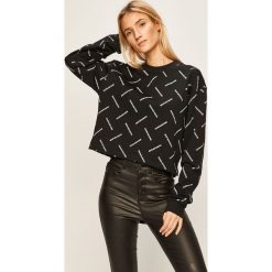 Calvin Klein Jeans - Bluza. Czarne bluzy damskie Calvin Klein Jeans, s, bez wzorów, z bawełny, bez rękawów, bez kaptura. Za 449,90 zł.