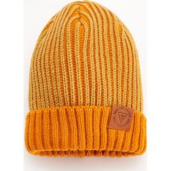 Czapka z prążkowanej dzianiny -. Czapki męskie Reserved, bez wzorów, z dzianiny. Za 34,99 zł.