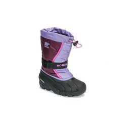 Śniegowce Dziecko Sorel CHILDRENS FLURRY. Fioletowe kozaki dziewczęce marki Sorel. Za 155,40 zł.