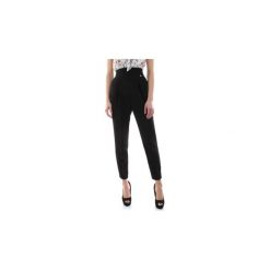 Spodnie z lejącego materiału Elisabetta Franchi PA24492E3 SPODNIE kobieta Nero. Czarne spodnie damskie Elisabetta Franchi. Za 475,76 zł.