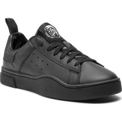Sneakersy DIESEL - S-Clever Low W Y01752 P1729 H1669 Black/Black. Czarne półbuty damskie Diesel, ze skóry. W wyprzedaży za 369,00 zł.