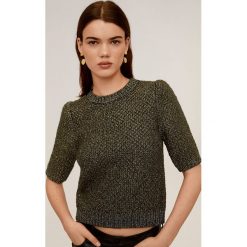 Mango - Sweter Drac. Żółte swetry damskie Mango, s, bez wzorów, z poliesteru, bez rękawów, bez kaptura. W wyprzedaży za 99,90 zł.