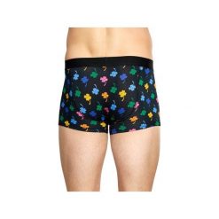 Bielizna męska Happy Socks - Big Luck Trunk (BLU87-9000). Szara bokserki męskie Happy Socks, z materiału. Za 79,90 zł.